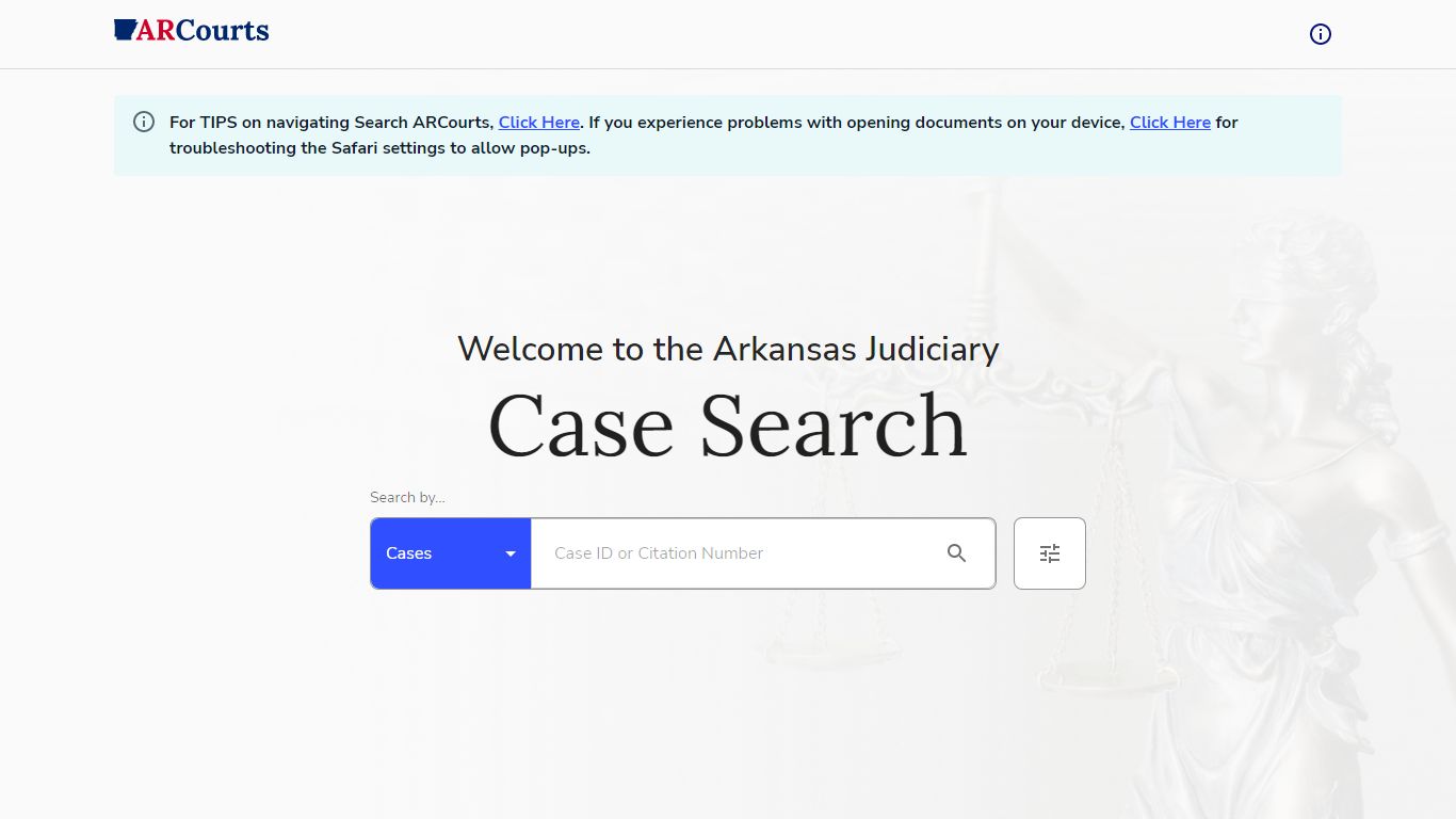 Case Search • Arkansas Judiciary - ARCourts