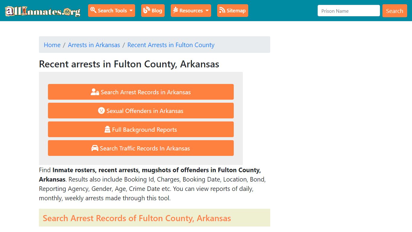 Recent arrests in Fulton County, Arkansas | Mugshots, Rosters, Inmates ...